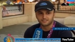 In its report the Azerbaijani TV station named the "foreigner" as "James Bonar" and said he was an "English tourist" who was attending this month's European Games in Baku.