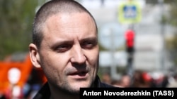 Russian opposition activist Sergei Udaltsov (file photo)