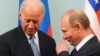 U.S. Vice President Joe Biden (left) and Russian President Vladimir Putin appeared to talk past each other.