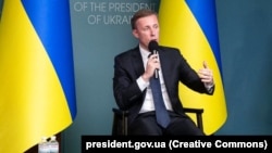 White House national-security adviser Jake Sullivan during a visit to Kyiv on November 4