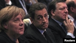 Merkel and Sarkozy have spearheaded the response to the European financial crisis