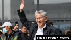 Former Kyrgyz President Almazbek Atambaev (file photo)