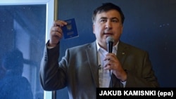 Former President of Georgia and ex-Odesa Governor Mikheil Saakashvili (file photo)