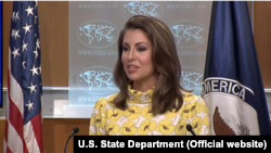 U.S. State Department spokeswoman Morgan Ortagus