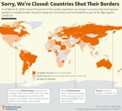 INFOGRAPHIC: Sorry, We're Closed. Countries Shut Their Borders