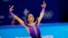 Kamila Valiyeva competes in the women's short program team figure-skating competition at the 2022 Winter Olympics in February 2022 in Beijing.