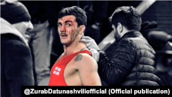 Everyone saw that he hit me with a blunt metal object of some kind," Zurab Datunashvili said.