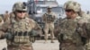 U.S. soldiers attend a training session for Afghan Army soldiers in Herat in February 2019.