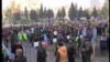 WATCH: Antigovernment Protesters Rally In Baku (natural sound)