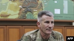 The U.S. commander in Afghanistan, General John Nicholson (file photo)